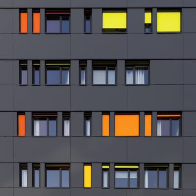 Fenêtres colorées "coups de soleil"
