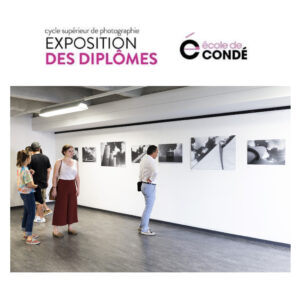 Exposition de la série "Architecture Sol Air" à l'Ecole de Condé, 2017.