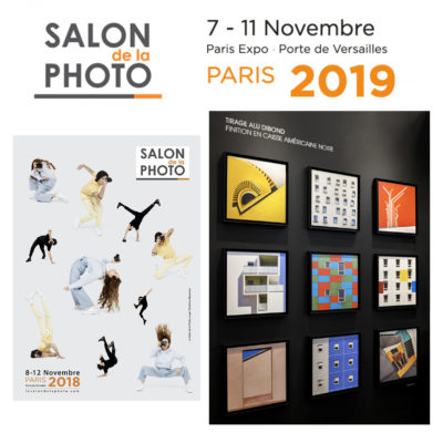 Exposition au Salon de la Photo à Paris sur le stand de Labo photo.