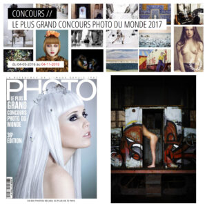 Lauréate dans la catégorie Nue. Concours réalisé par le magazine PHOTO, 2017.