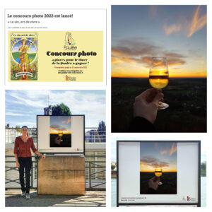 Gagnante du concours Paulée 2022 et exposée durant 1 mois sur les quais des messageries à Chalon sur Saône 